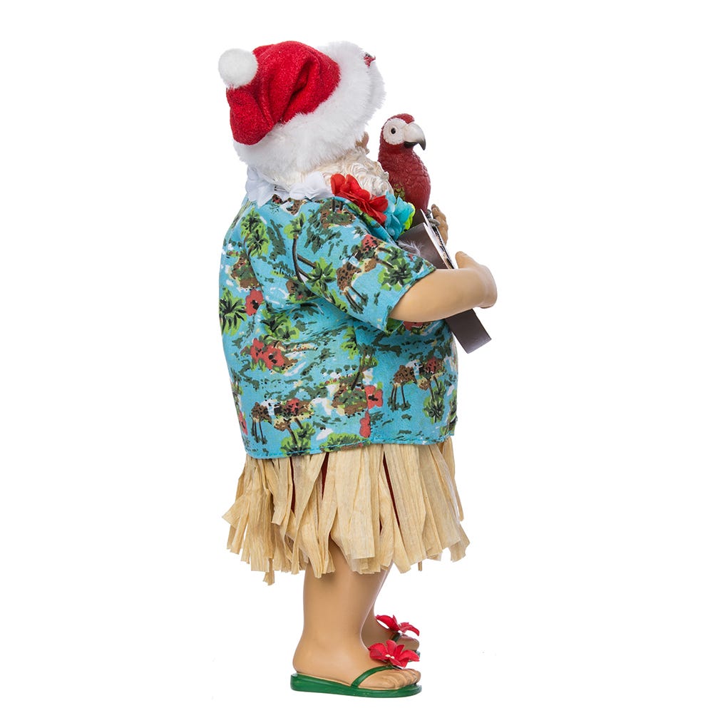 Kurt Adler 11-Inch Fabriché Beach Santa